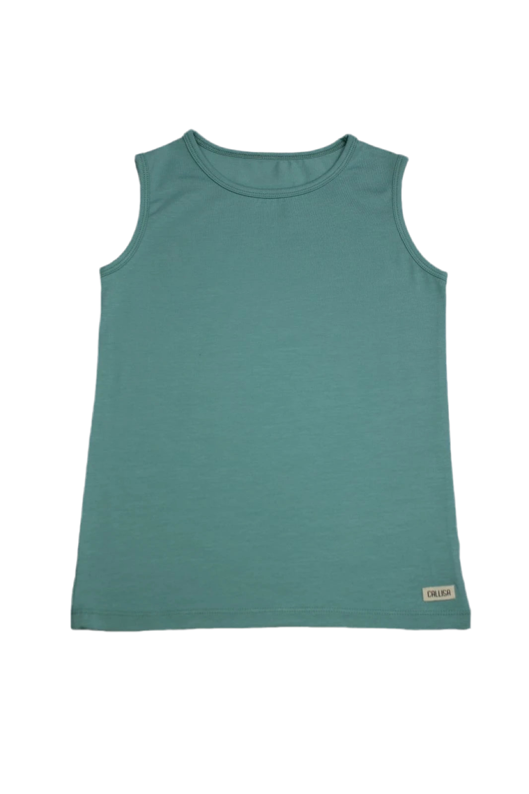 Mintgrünes Ärmelloses T-Shirt für Kinder