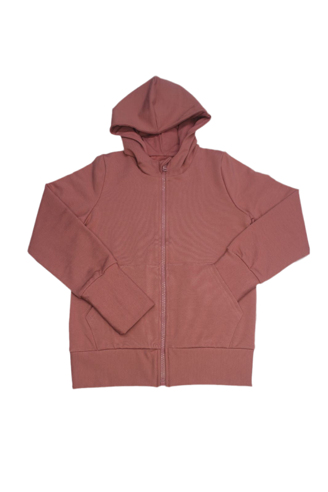 Altrosa Zip-Hoodie für Kinder