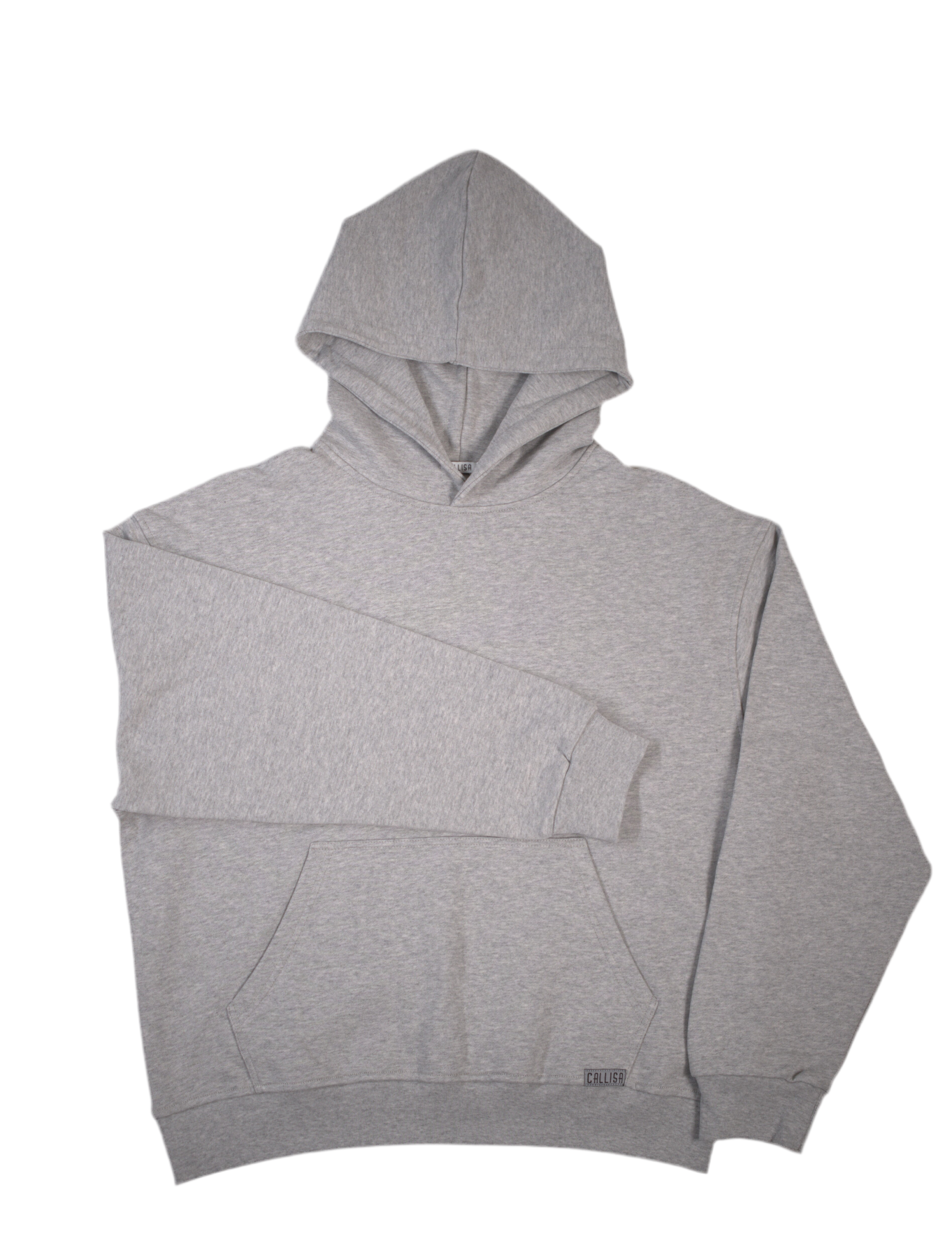 Grau Melange Hoodie