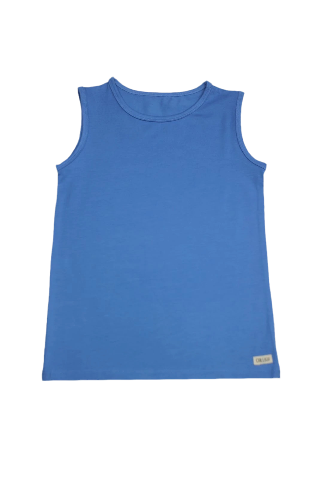 Himmelblaues Ärmelloses T-Shirt für Kinder