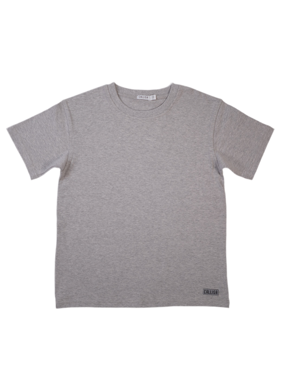 Grau Melanges T-Shirt für Kinder