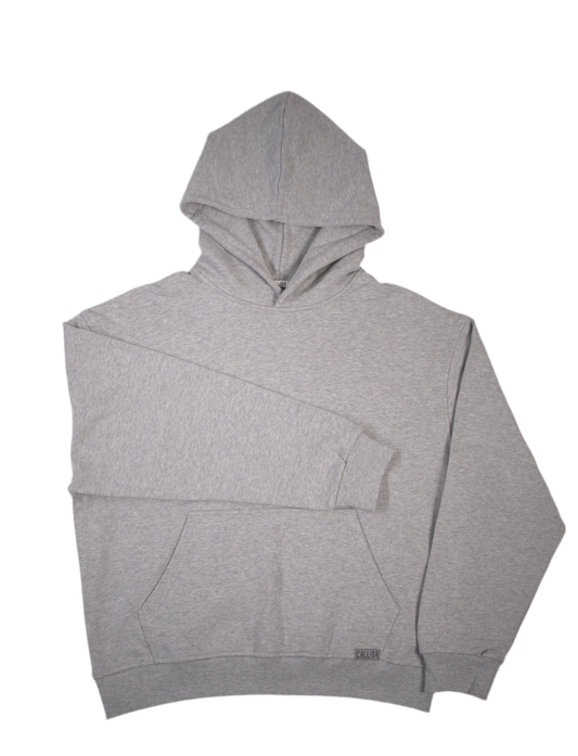 Grau Melange Hoodie
