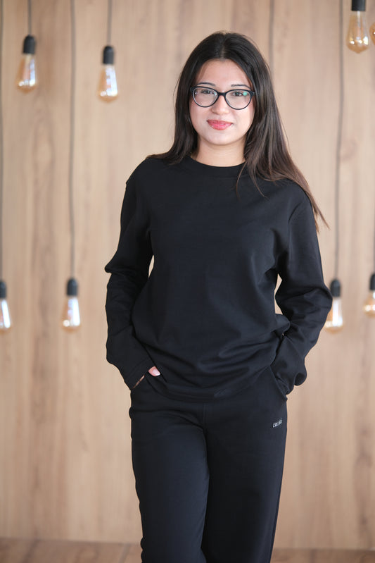 Schwarze Jogginghose für Frauen