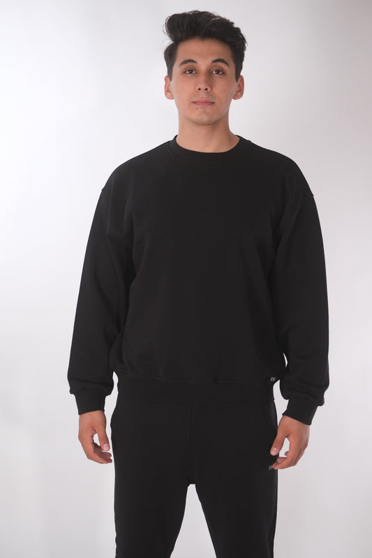 Schwarzer Sweatshirt