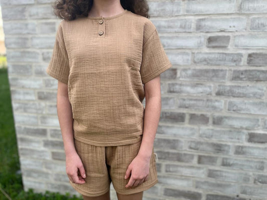 Musselin Short für Kinder
